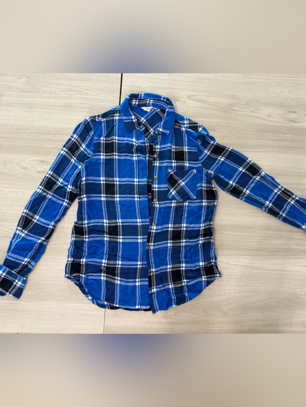 Aeropostale Blue Plaid Shirt